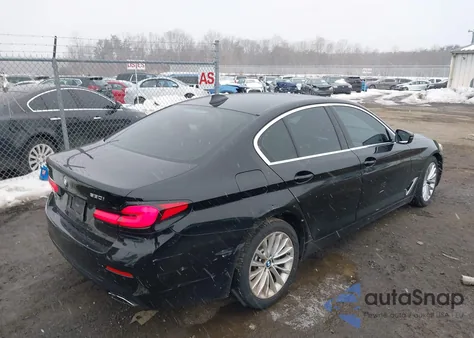 2021 BMW 530I xDrive из США, поврежденный, VIN WBA13BJ06MCF65198